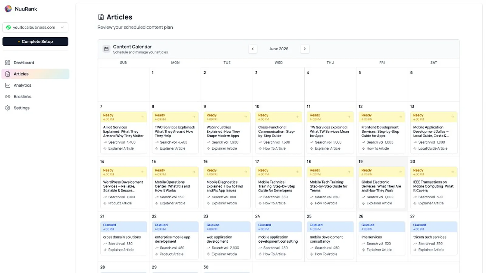 Springso Dashboard 1